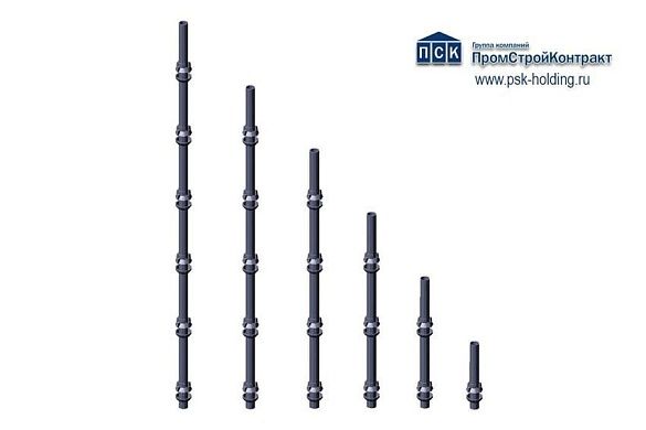Вертикальный элемент L=2000 мм опалубки перекрытий PSK-CUP