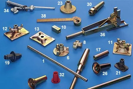 Комплектующие универсальные опалубочных систем Dywidag