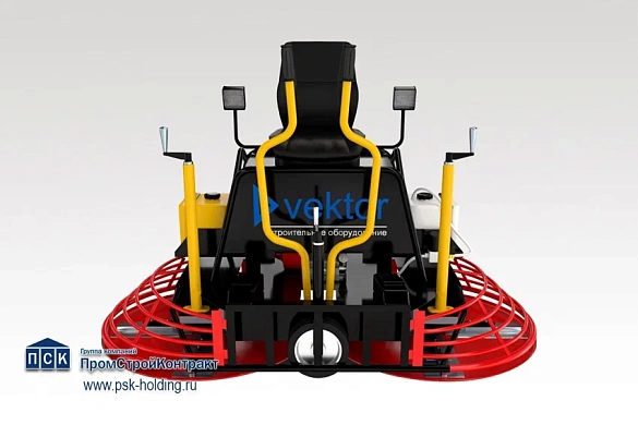 Vektor VTMG-1000 двухроторная затирочная машина двигатель GX 690