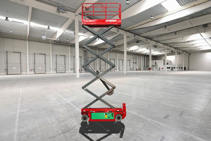 Ножничный самоходный подъёмник Sany серии АС SPS0808AC (SPS2632AC)