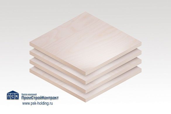 Фанера белая ФК 9х1525х1525 мм Свеза