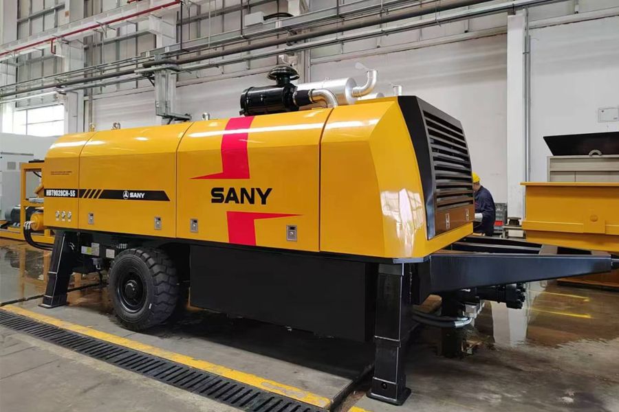 Бетононасос стационарный SANY HBT9028CH-5S