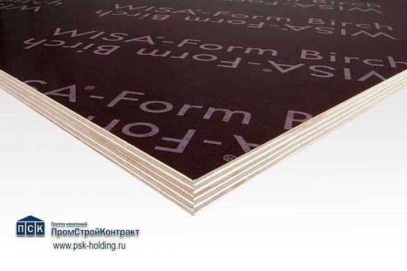 Фанера ламинированная 18x1220x2440 мм ЮПМ-Кюммене Чудово сорт 2/2